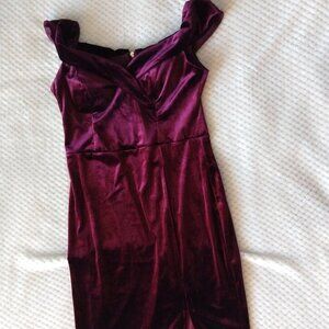 Premier Amour Off the Shoulder Cocktail Dress